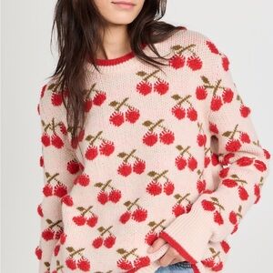 La DoubleJ Cherry Sweater, size M